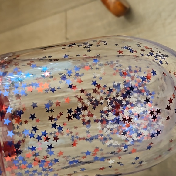 Set of 2 EUC double wall Star tumblers Plastic - Picture 2 of 3